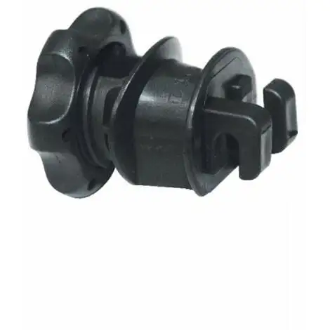 LACME Isolateur Pour Fils Et Câbles ISOBLOC Pour Piquets De Fer Paquet De 25 Pièces 1 LACME Isolateur Pour Fils Et Câbles ISOBLOC Pour Piquets De Fer Paquet De 25 Pièces