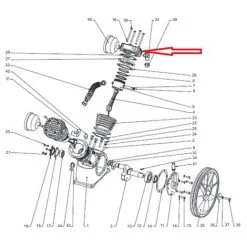LACME Culasse Comprestar 36V200 Lacmé