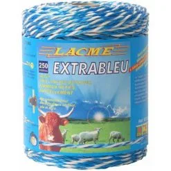 LACME Fil Extrableu 250, ø 3mm, 2 Cuivre ø0,25, 4 Inox ø 0,20 - 250m