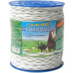 LACME Fil Cordonfor 200, ø5mm, 2 Conducteurs Acier Galva ø0,50mm