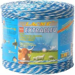 LACME Fil Extrableu 500, ø 3mm, 2 Cuivre ø 0,25, 4 Inox ø 0,20 - 500m
