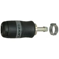 LACME Raccord Automatique à Bague Avec Système Daccrochage à Billes En Inox Cannelé Pour Tuyau Ø Int 8 X 14 Mm Corps En Laiton Nickelé Livré Avec Collier De Serrage