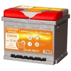 LACME Batterie Clôture 12V 50Ah - Lacmé